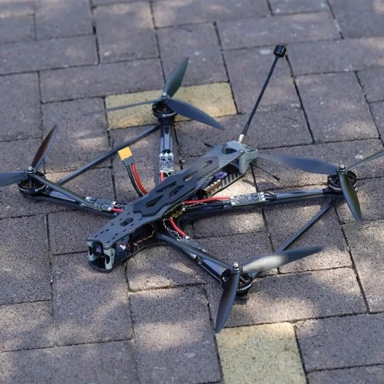 Foxeer Aura 9" FPV Long Range Drone Analog / HD Vista F722 V4 80A Single ESC M10 250 GPS 3210 930KV TBS Nano FPV Racing Drones